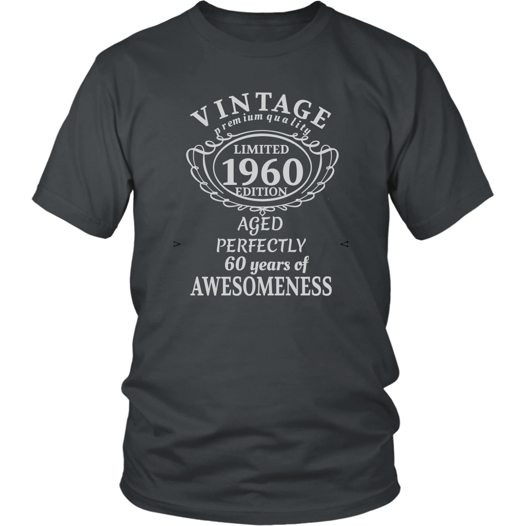 60th Birthday T-shirt Gift for Men Women Funny 60th Birthday Shirt Graphic  Tee