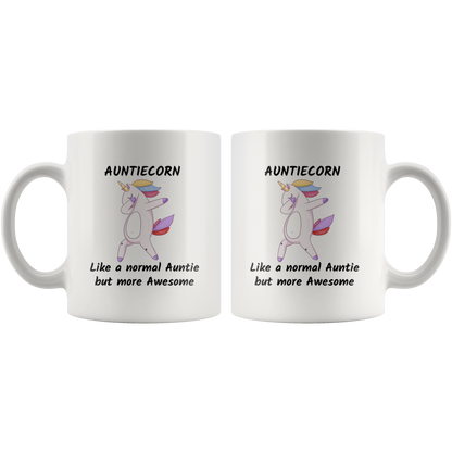 Aunticorn Unicorn coffee mug Unicorn gift Unicorn lover Gift for women Ceramic Custom Mug