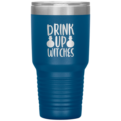 Drink up Witches Halloween 30 oz Tumbler Funny Party Beer Tumbler Mug Gift
