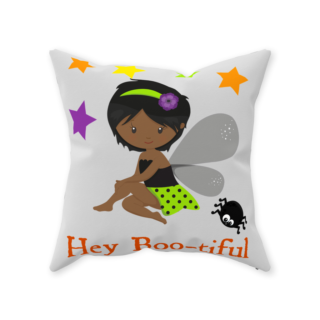 Hey Bootiful Halloween Throw Pillows For Black Girls Halloween Gift Throw Pillow Cover