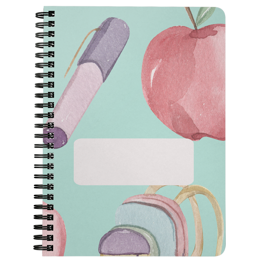 Kids Notebook Journal spiral Lined Back To School Notebook