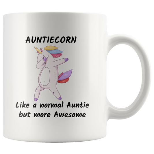 Aunticorn Unicorn coffee mug Unicorn gift Unicorn lover Gift for women Ceramic Custom Mug