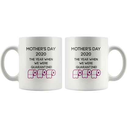Mom coffee mug Funny mugs for mom Quarantine Mother's day mug gift Mom mug Mom gift