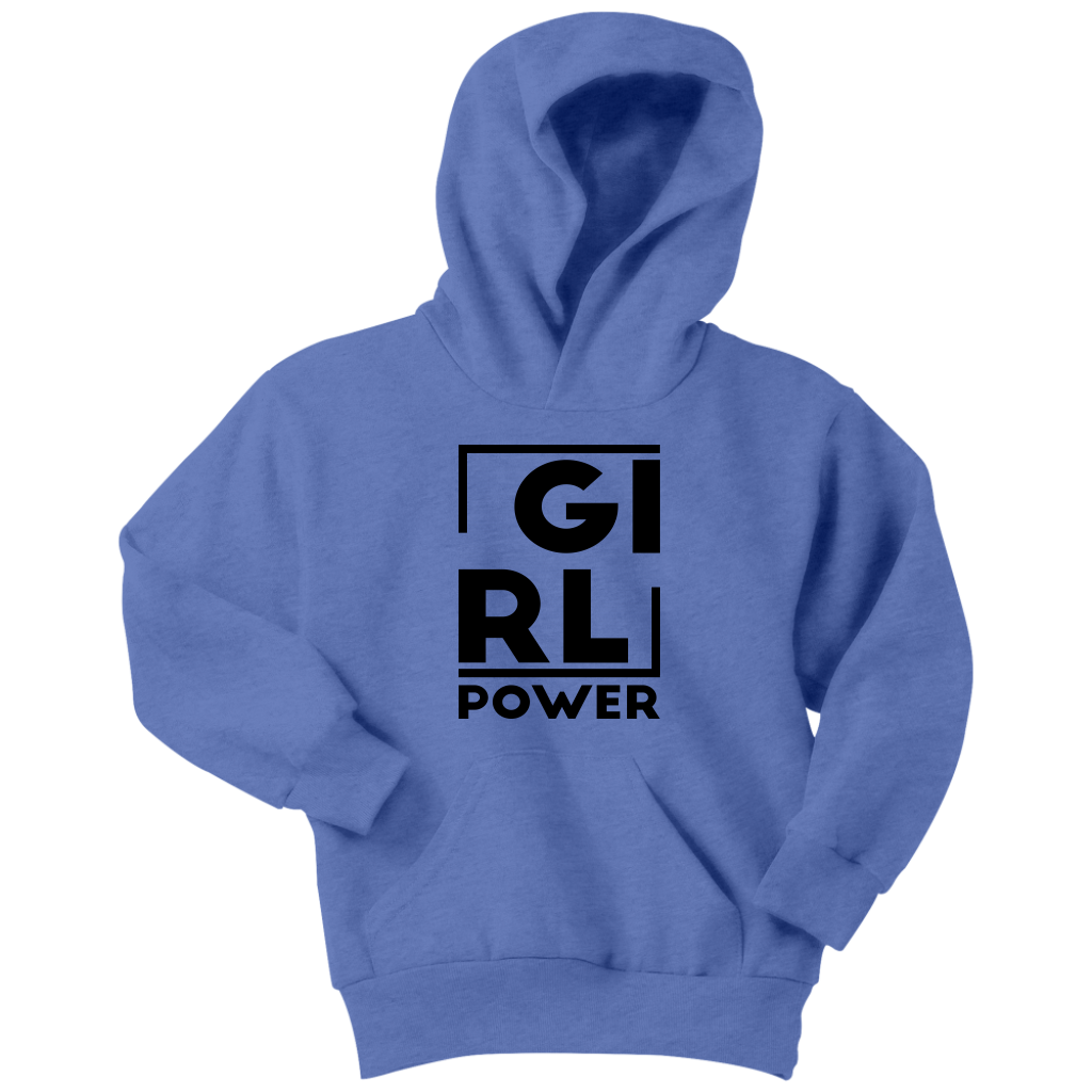 Girls cotton custom unique  Carolina Blue hoodie