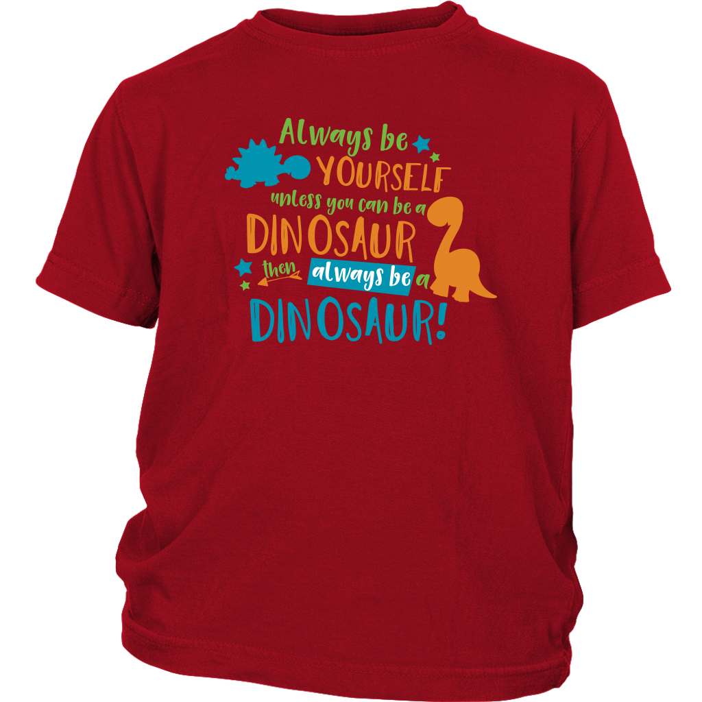 Boy's Dinosaur Back to School T-shirt Custom Premium cotton Kid's clothing Graphic Tee