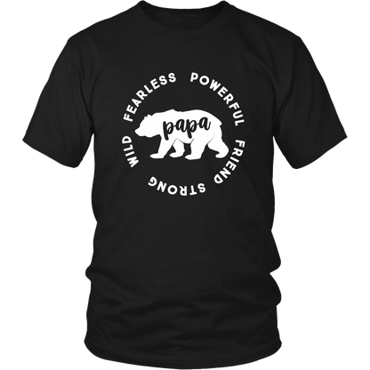Father Bear Baby Bear Matching Shirts For Dad and Baby Father's day Dad's Birthday Gift