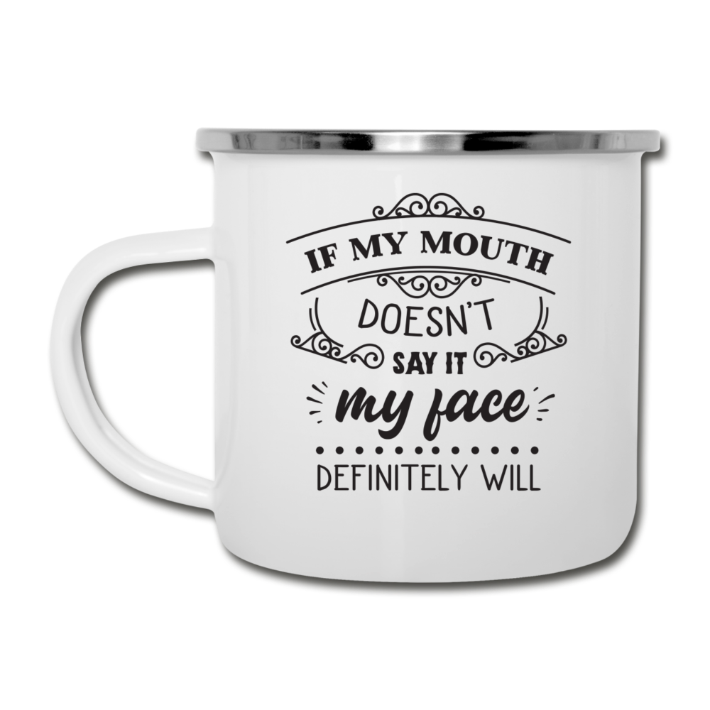 Camper Mug, Sarcastic Mug, Funny Mug, Coffee Mug Gift - white