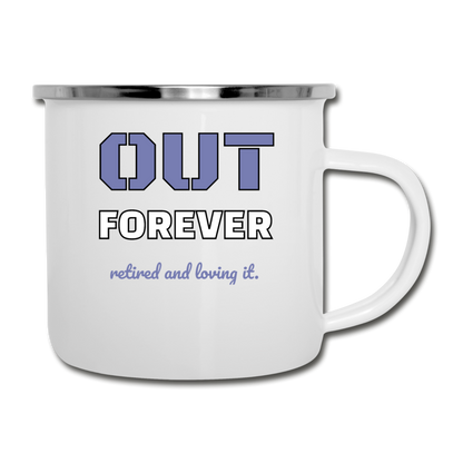 Retirement Camper Mug, Camper Cup Gift For Camper, Hiker - white