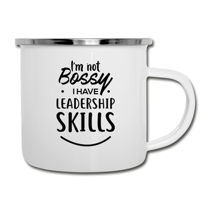 Funny Camper Mug Gift I'm Not Bossy Camp Mug Hiker Mug - white