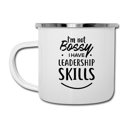 Funny Camper Mug Gift I'm Not Bossy Camp Mug Hiker Mug - white