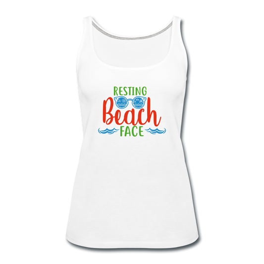 Women’s Premium Tank Top - white