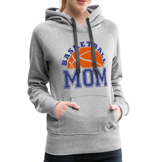 Baxketball Mom Women’s Premium Hoodie - heather gray