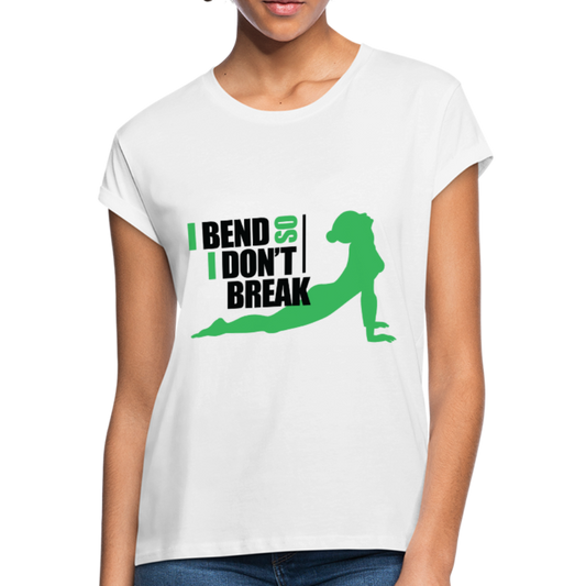 Women's Yoga T-Shirt Relaxed Fit T-Shirt - white