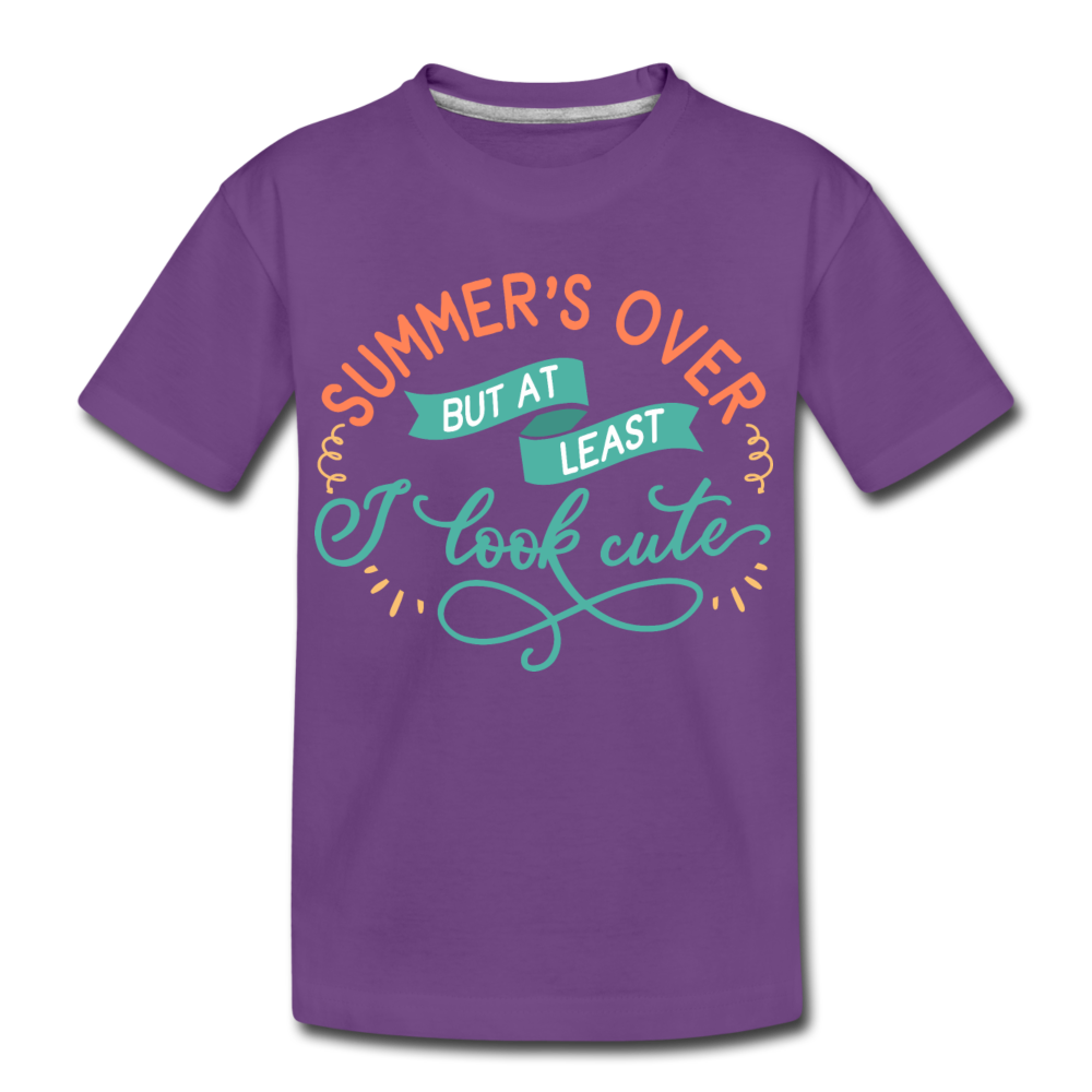 Girls Back to Schoo Shirt Funny Premium T-Shirt - purple