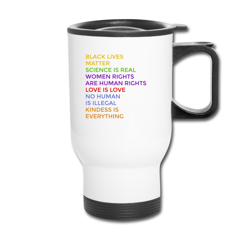 Travel Mug Travel Coffee Mug Insulated Cup - white