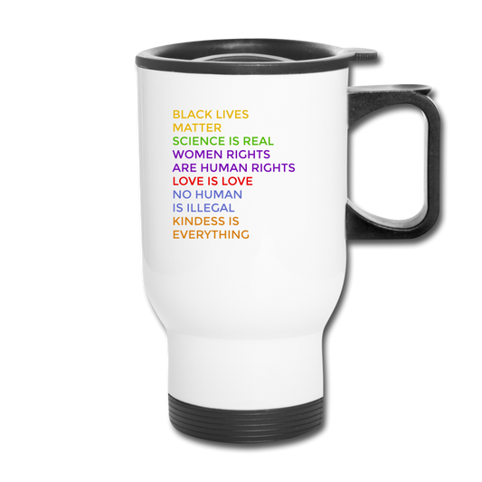Travel Mug Travel Coffee Mug Insulated Cup - white