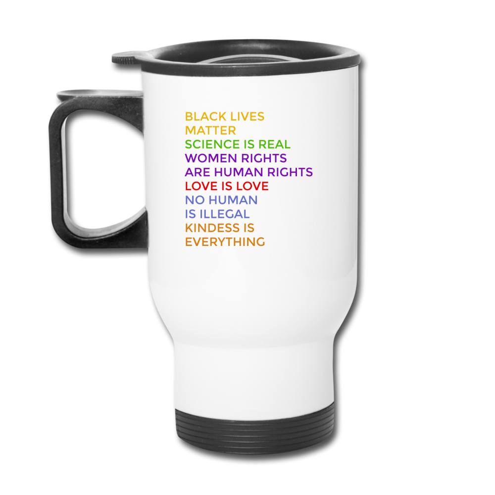 Travel Mug Travel Coffee Mug Insulated Cup - white