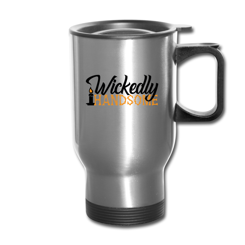 Halloween Travel Mug Travel Coffee Mug Funny Insulated Mug - silver