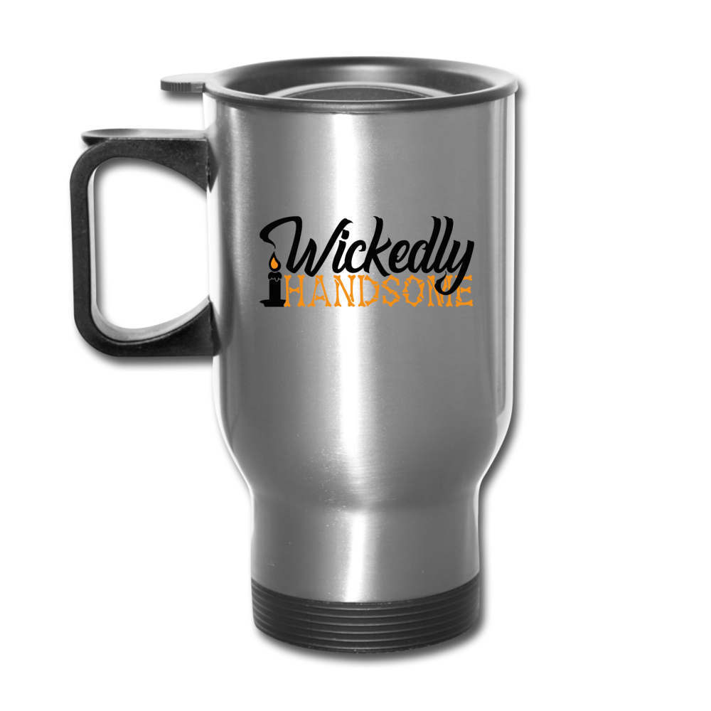 Halloween Travel Mug Travel Coffee Mug Funny Insulated Mug - silver