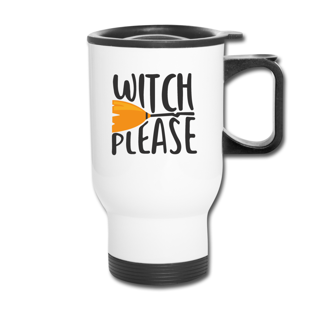 Halloween Travel Mug Travel Coffee Mug Insulated Cup - white