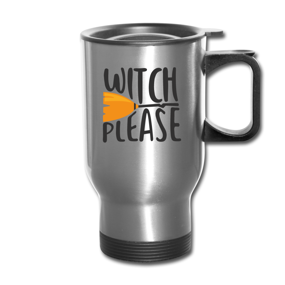 Halloween Travel Mug Travel Coffee Mug Insulated Cup - silver