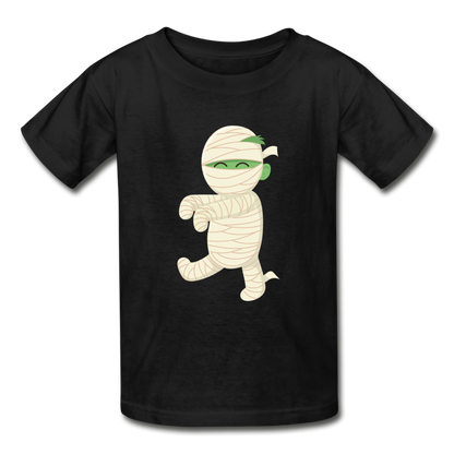 Kids Halloween Tshirt, Funny Mummy Shirt, Gildan Ultra Cotton Youth T-Shirt - black