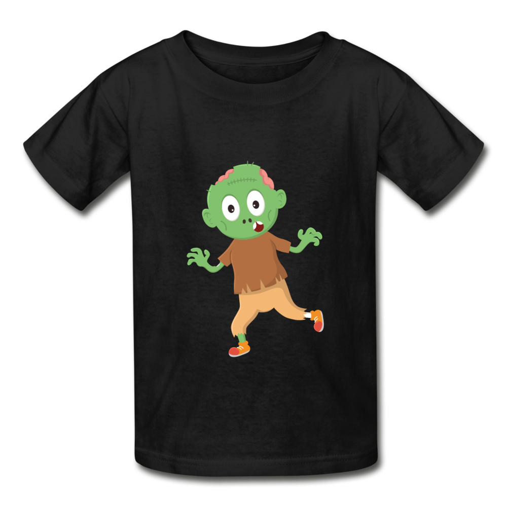 Kids Halloween Tshirt, Funny Monster Shirt, Gildan Ultra Cotton Youth T-Shirt - black