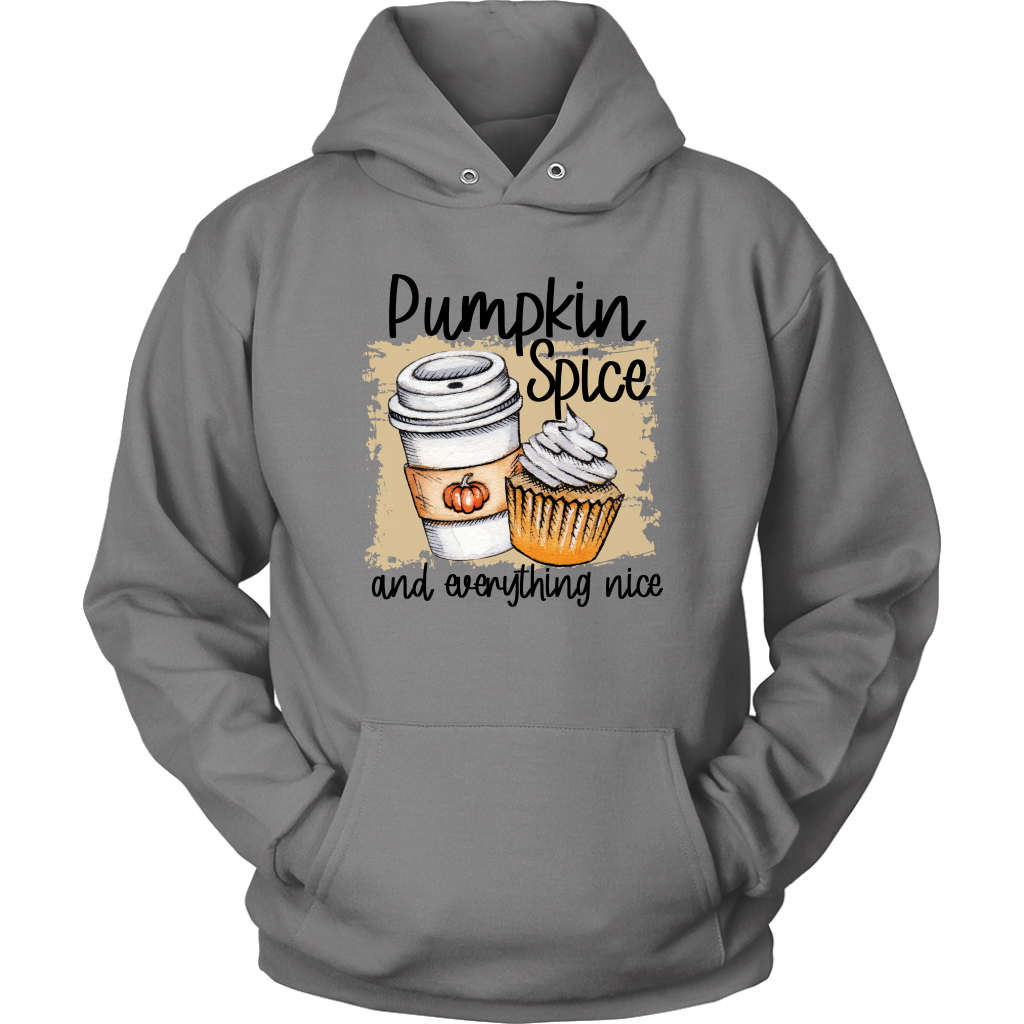Pumpkin Spice And Everything Nice Hoodie for Women Fall Clothing Winter Hoodie Custom