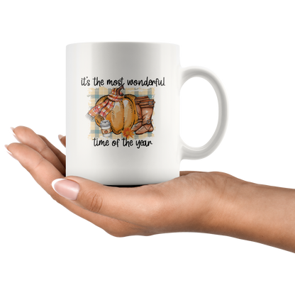 Thanksgiving Coffee Mug Fall Cup Autumn Cup Funny Coffee Mug Most Wonderful Time of the Year