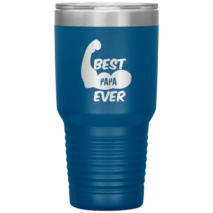 Father's Day GiftTumbler Cup  Best Papa Ever  Tumbler Gift for Papa Dad Daddy Grandpa