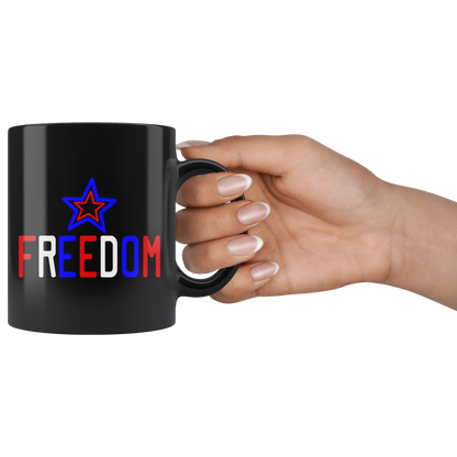 4th of July Coffee mugs Red White Blue Freedom Mug Coffee Mug Gift Independence Day