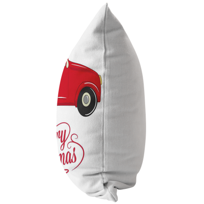 Throw Pillow Throw Pillow Cover  Vintage Red Truck Pillow Christmas Pillow Farmhouse Pillow Custom