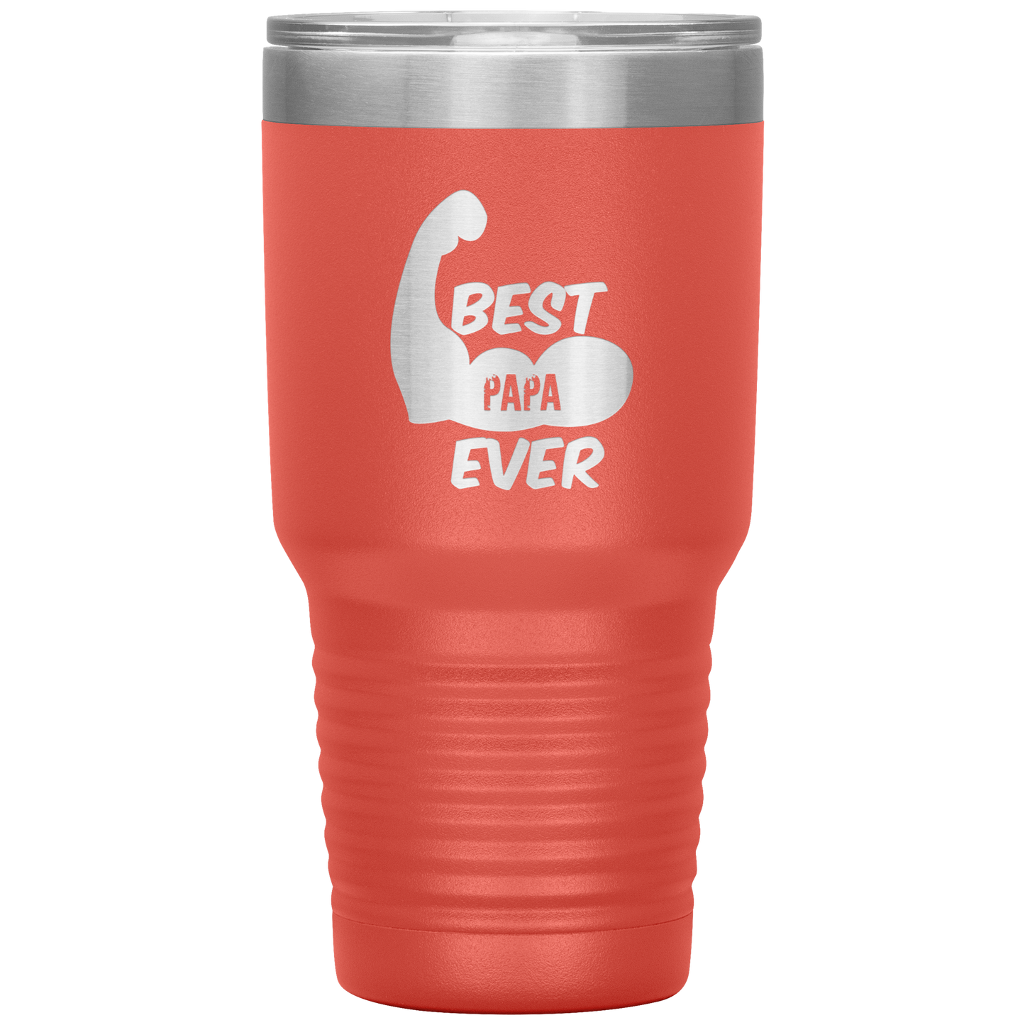 Father's Day GiftTumbler Cup  Best Papa Ever  Tumbler Gift for Papa Dad Daddy Grandpa