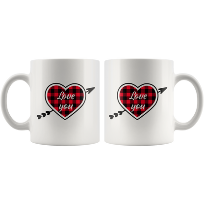 Valentine's coffee mug gift for couples Valentines gift 11 oz ceramic Gift for Her or Him