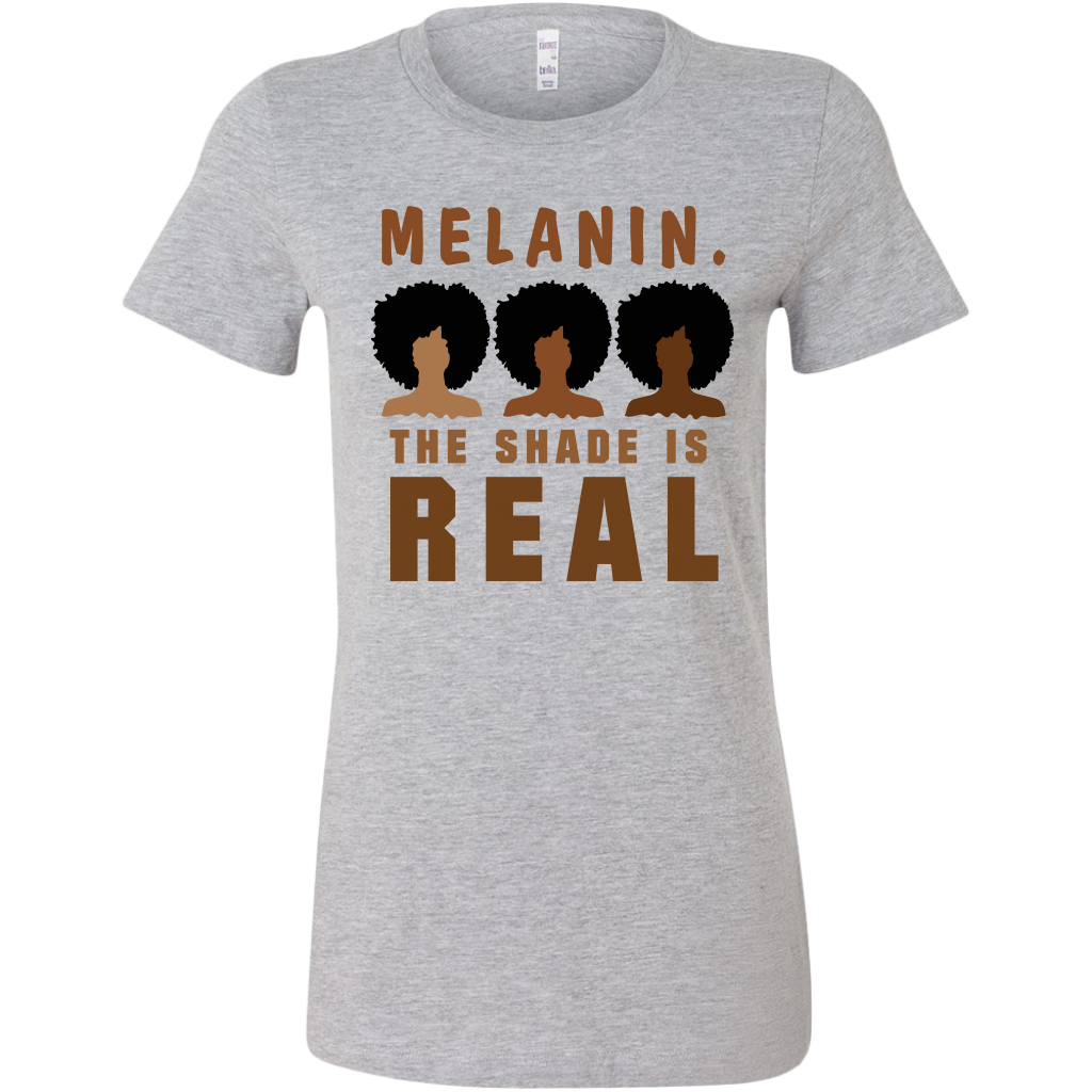 Melanin Squad Black Girl Magic T-Shirt Graphic Tee Black Women's Shirt