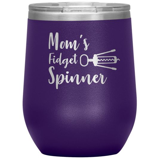 Wine Tumbler, Mom Gift Tumbler, Funny Tumbler Stainless Steel Wine Glass