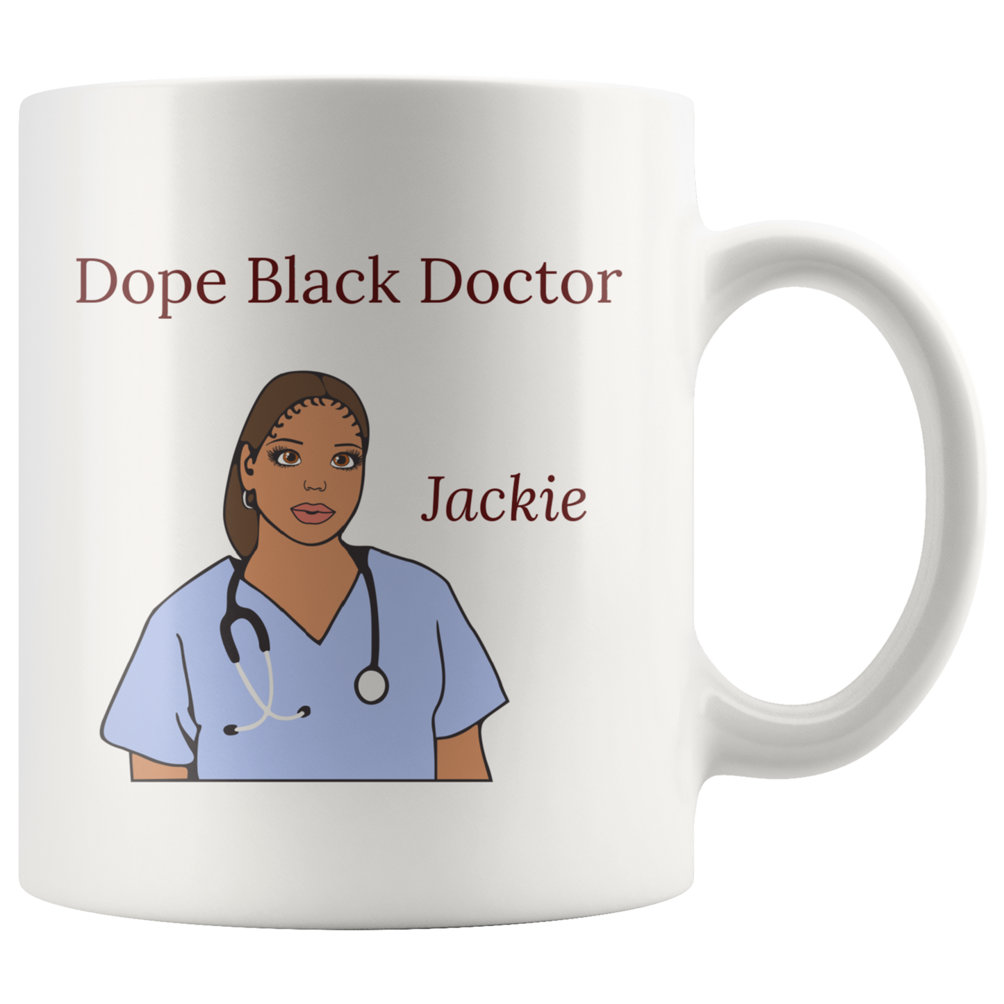 Dope Black Doctor, Coffee Mug, Coffee Gift, Black Excellence, Personalized Gift, Graduation