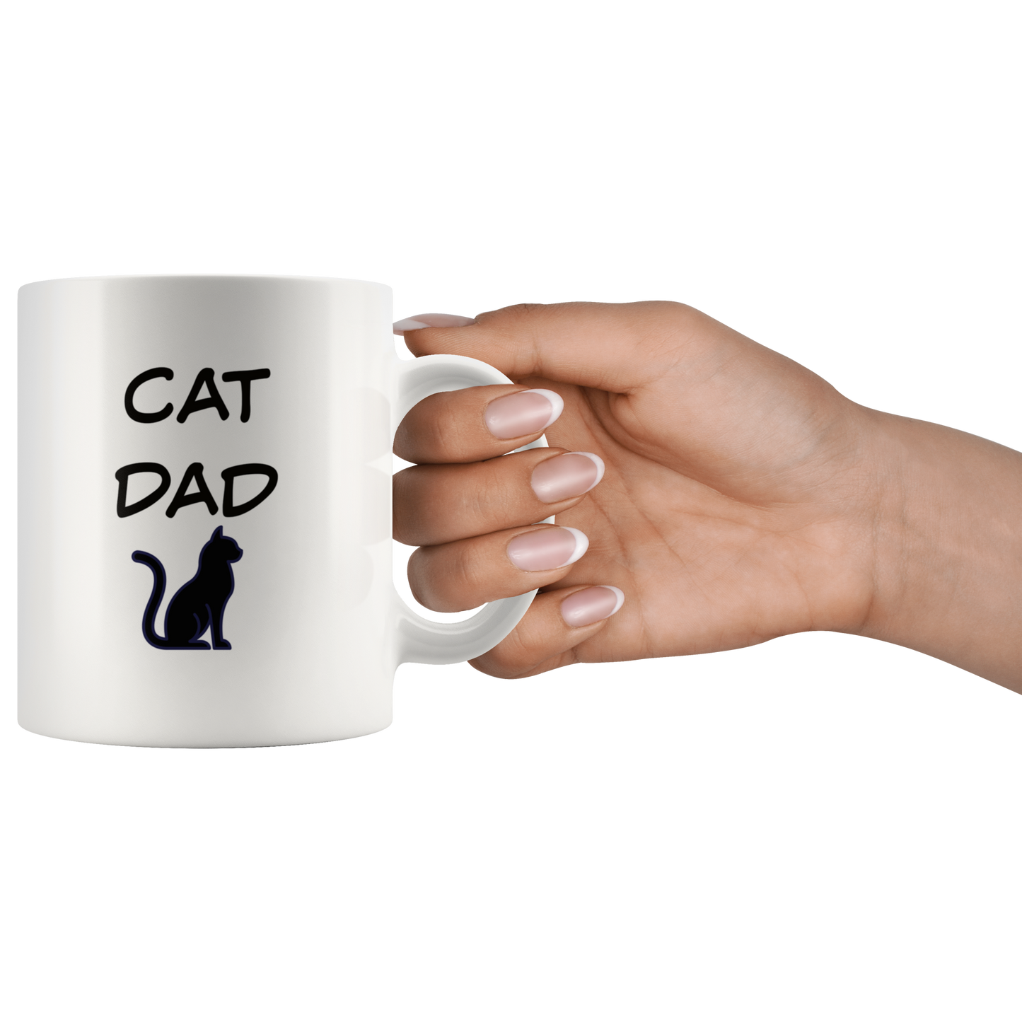 Cat Dad Coffee mug Gift for Him Dad Cat Lover Gift Cat Mug Cat Gift Funny Mug Custom