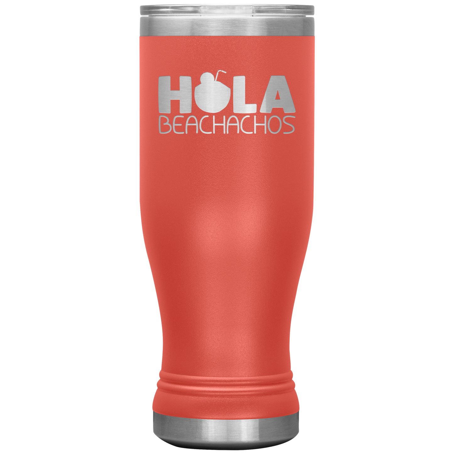 Hola Beachachos Funny Tumbler Cup Mug Summer Coffee Stainless Steel Tumbler Cups